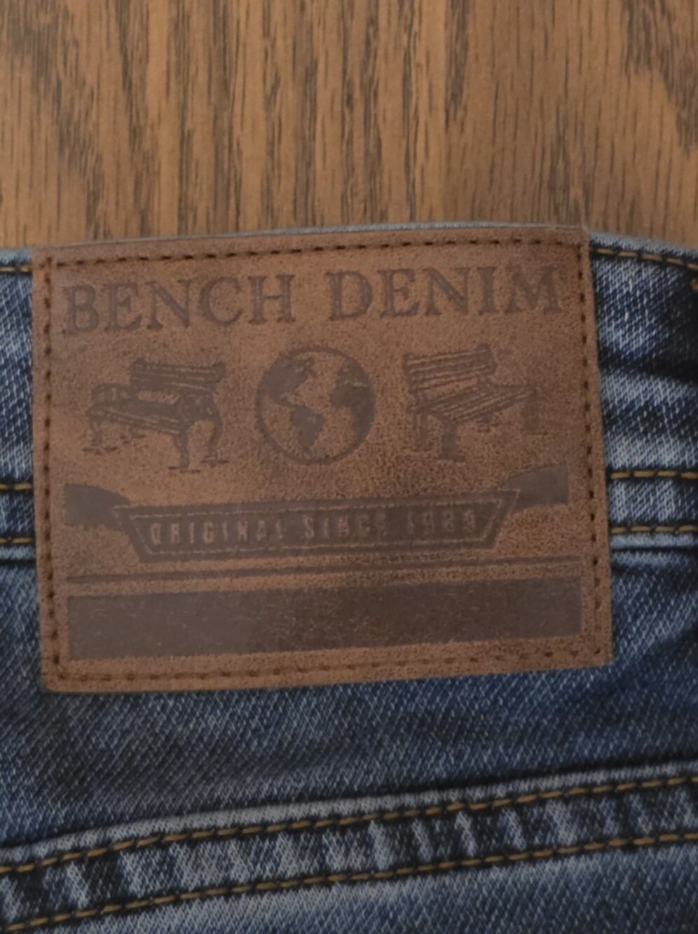 Vintage Bench Denim Classic Blue Straight Leg Jeans Women's 30 Y2K Streetwear - Picture 13 of 13